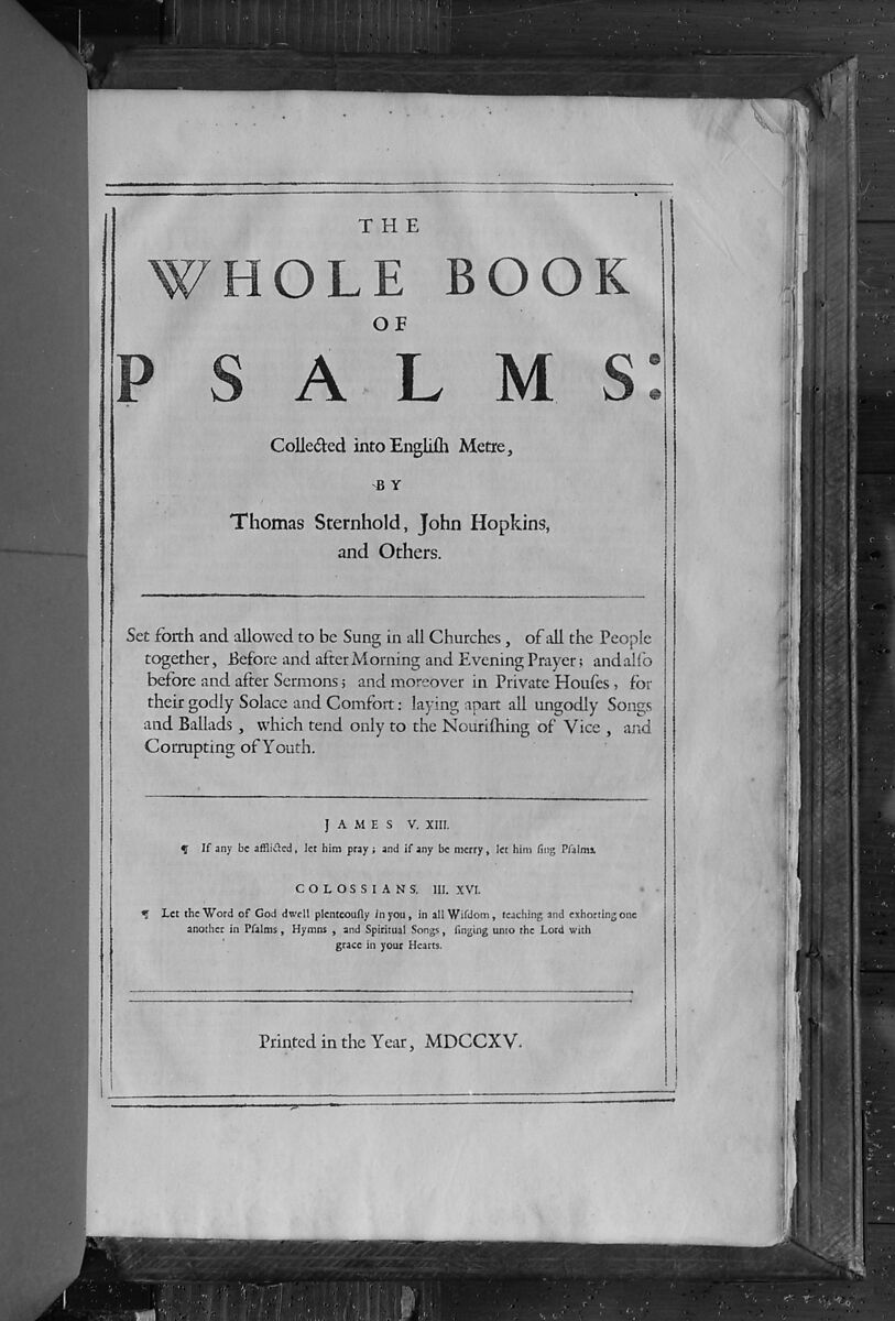 Book of Common Prayer, Bible, and Book of Psalms, Paper, British