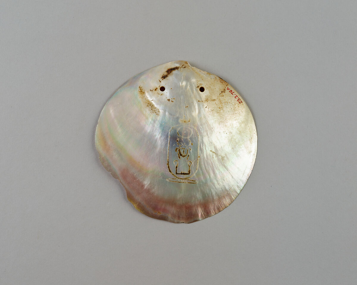 Shell Inscribed with the Cartouche of Senwosret I, Shell 