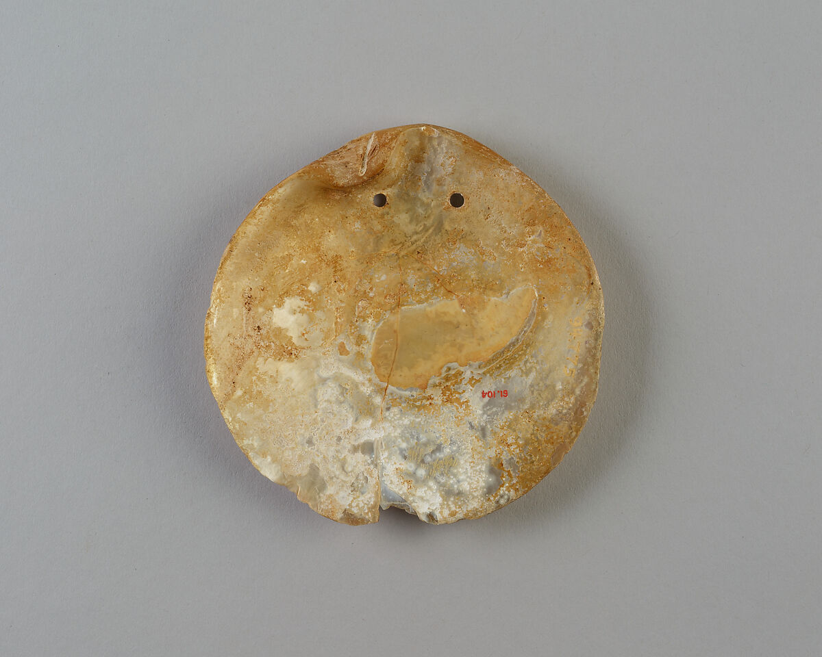 Shell Inscribed with the Cartouche of Senwosret I, Oyster Shell