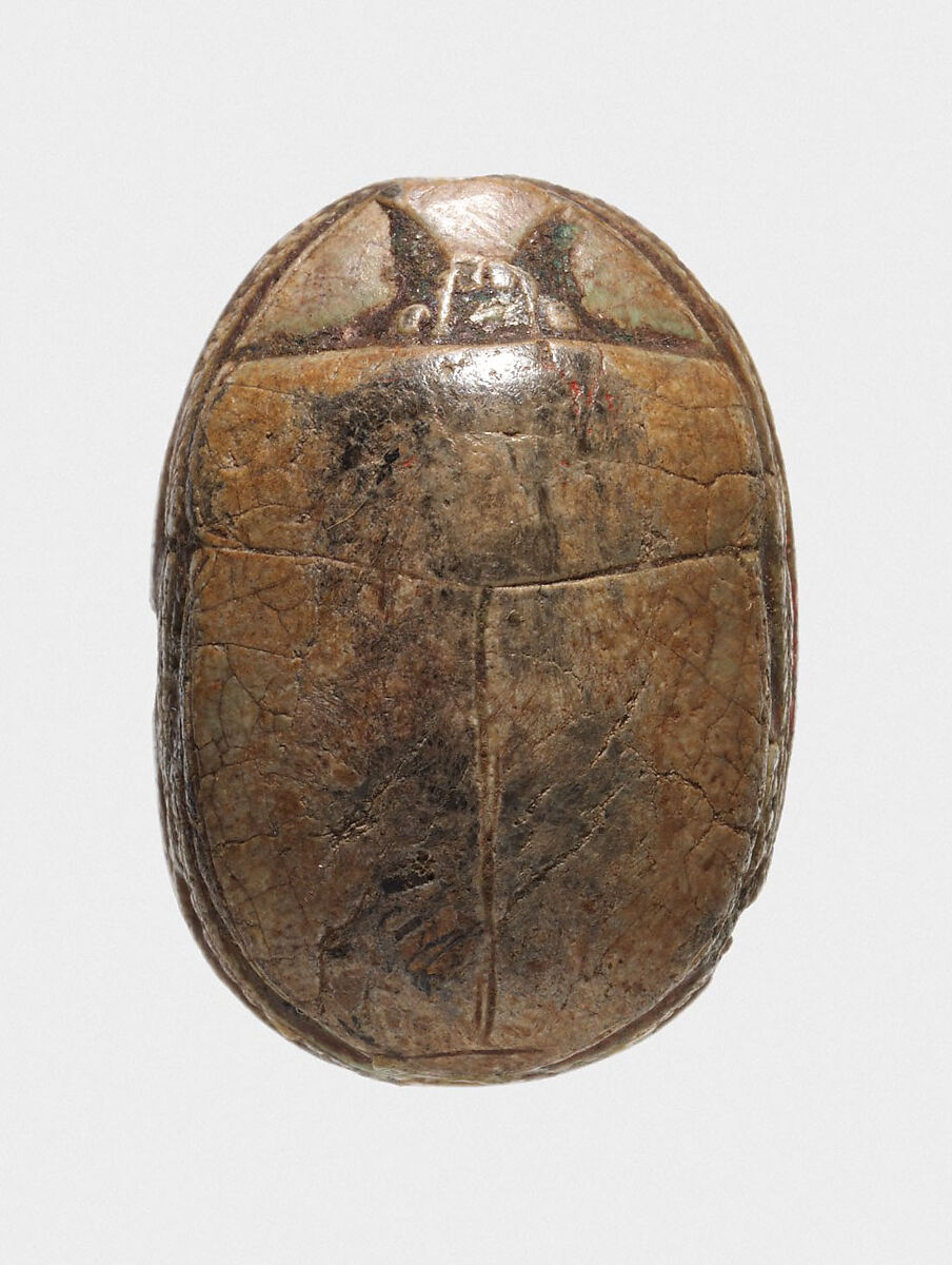 Scarab of the Overseer of the Troops Sebeknakht, Glazed steatite
