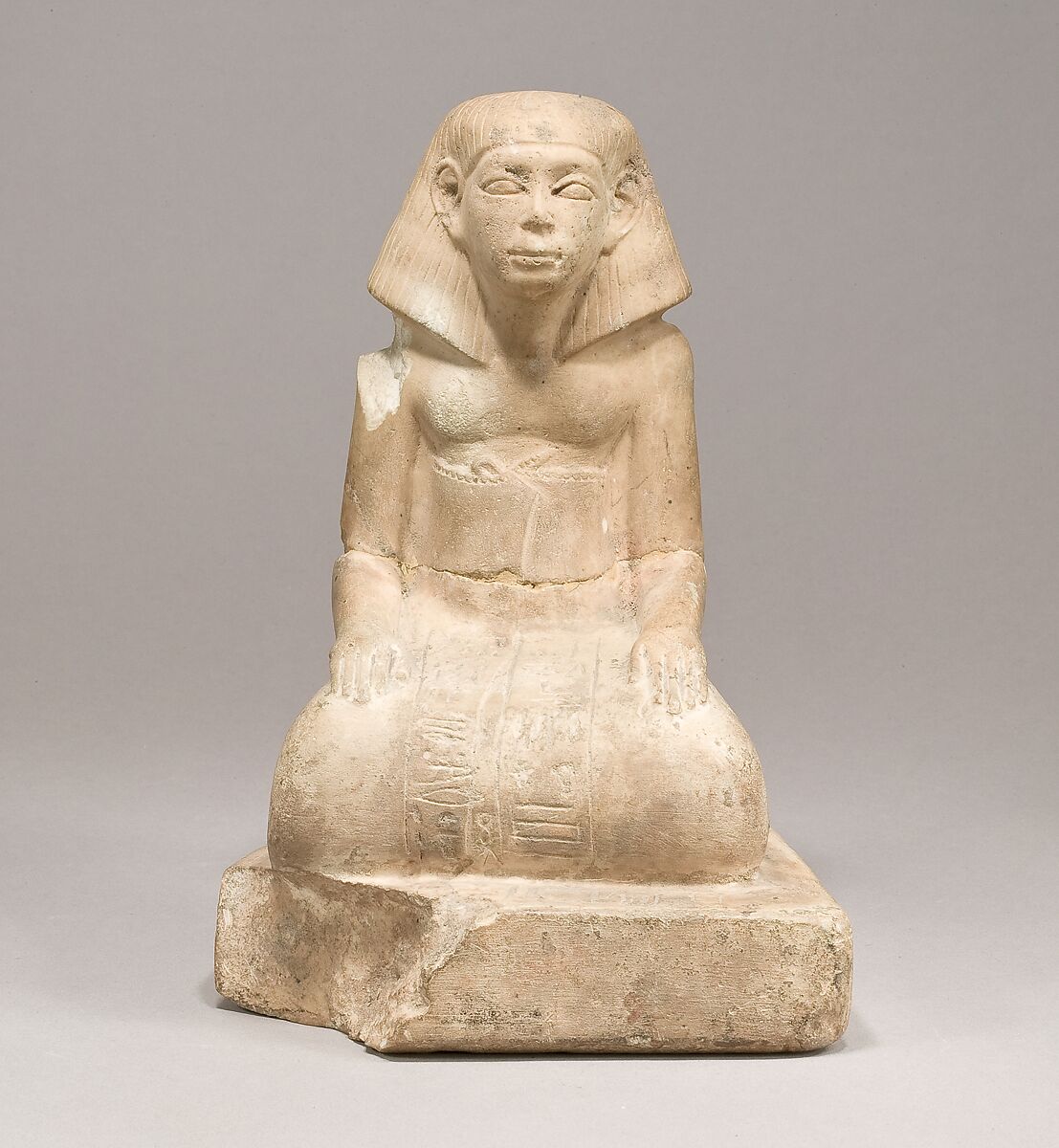 Statuette of the Overseer of Priests Ameny, Limestone 