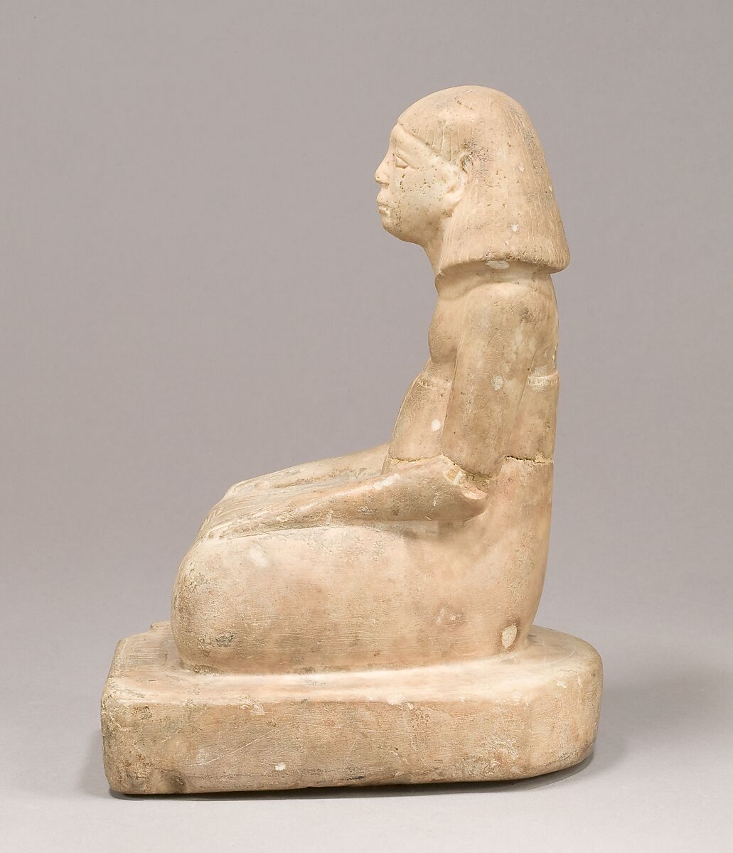Statuette of the Overseer of Priests Ameny, Limestone