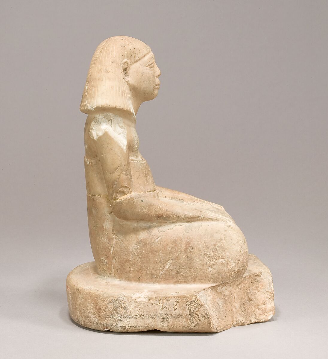 Statuette of the Overseer of Priests Ameny, Limestone