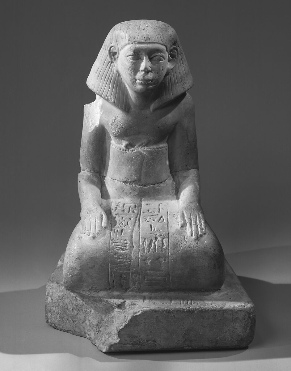 Statuette of the Overseer of Priests Ameny, Limestone