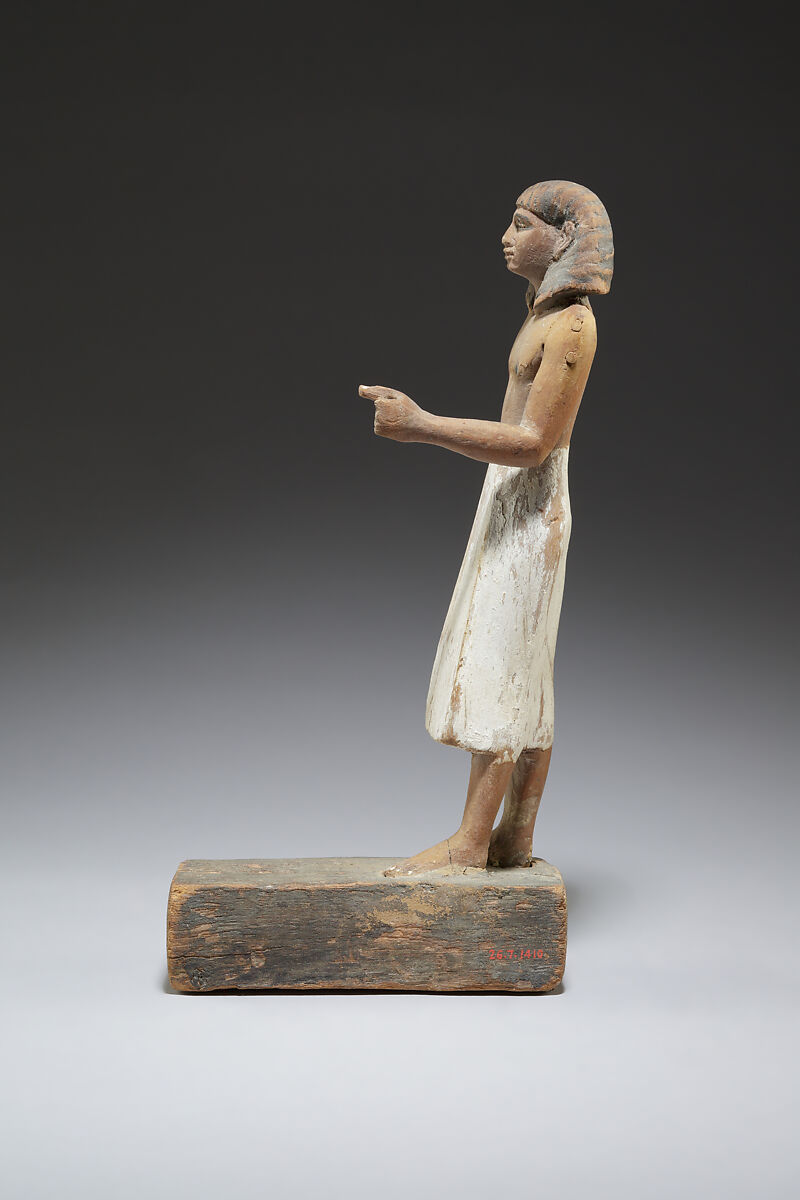 Statue of a man, Wood