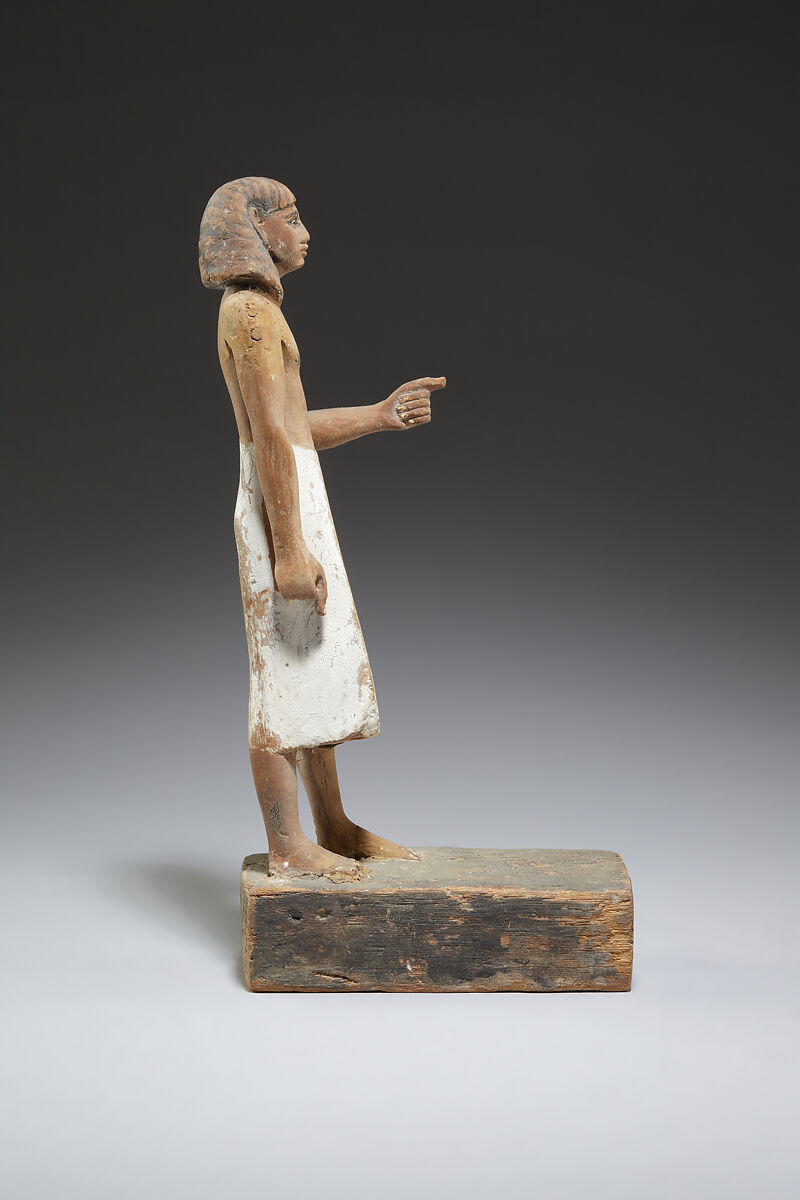 Statue of a man, Wood