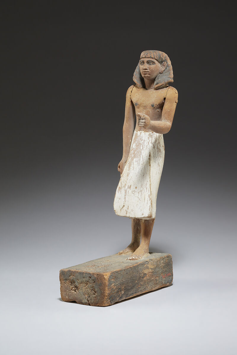 Statue of a man, Wood