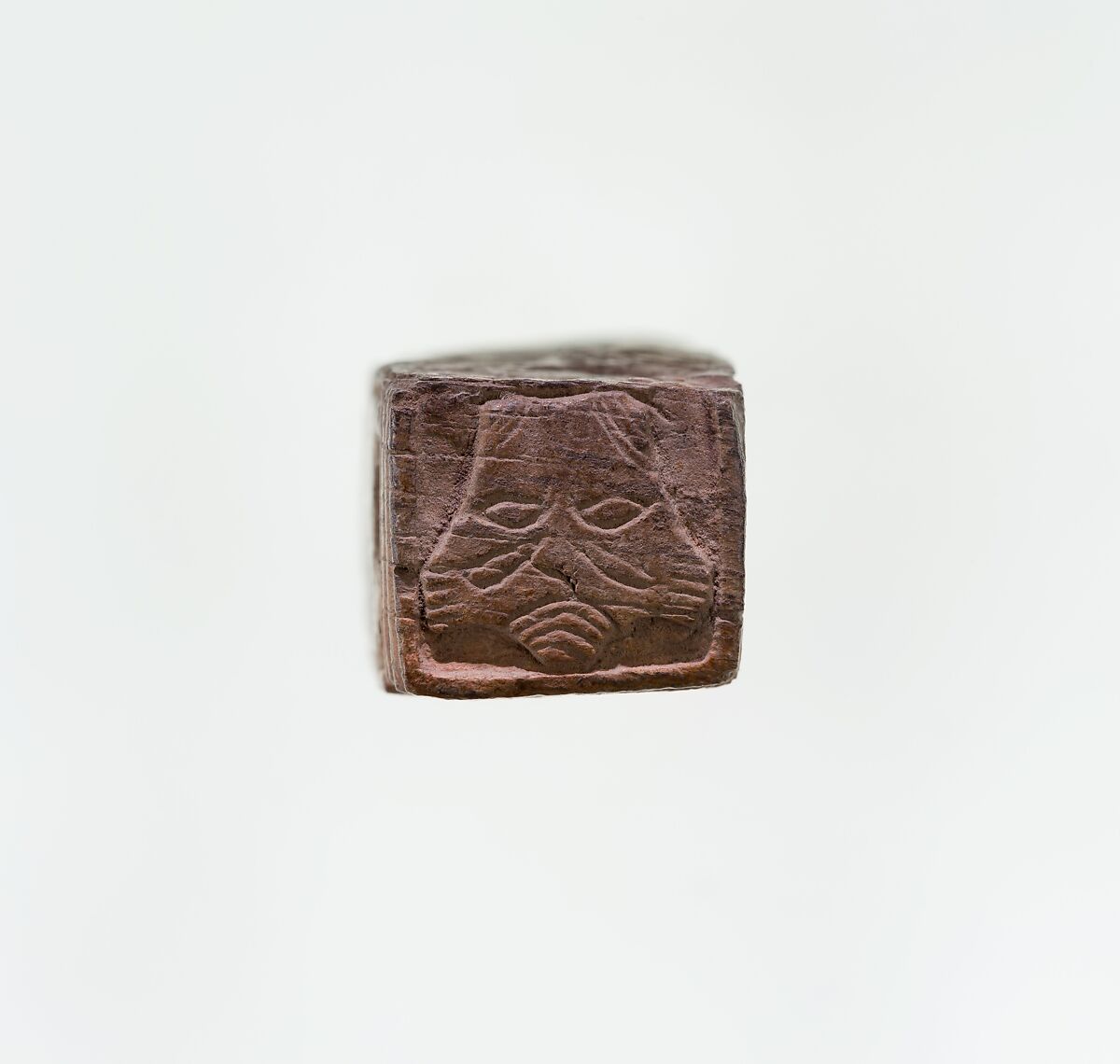 Magic rod segment: lion, Steatite