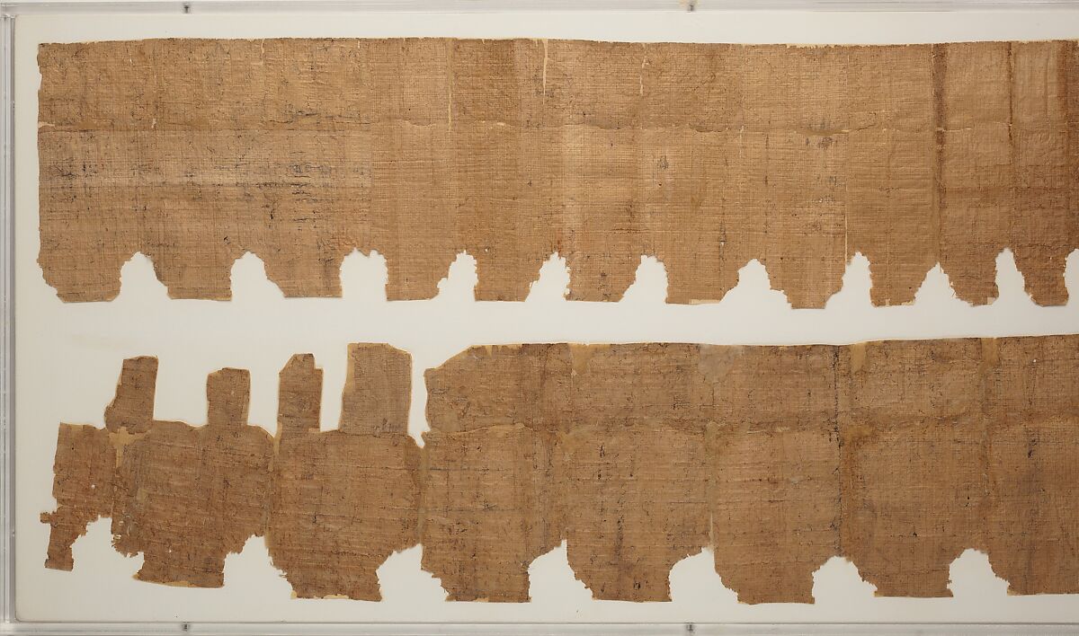 Blank sheet of papyrus, Papyrus, ink