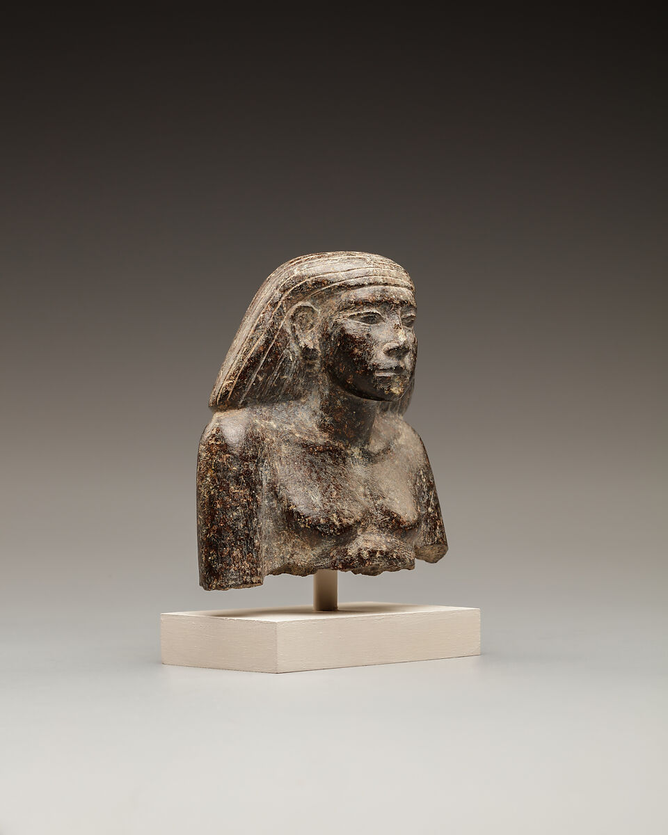 Bust of upper part of man, Serpentinite