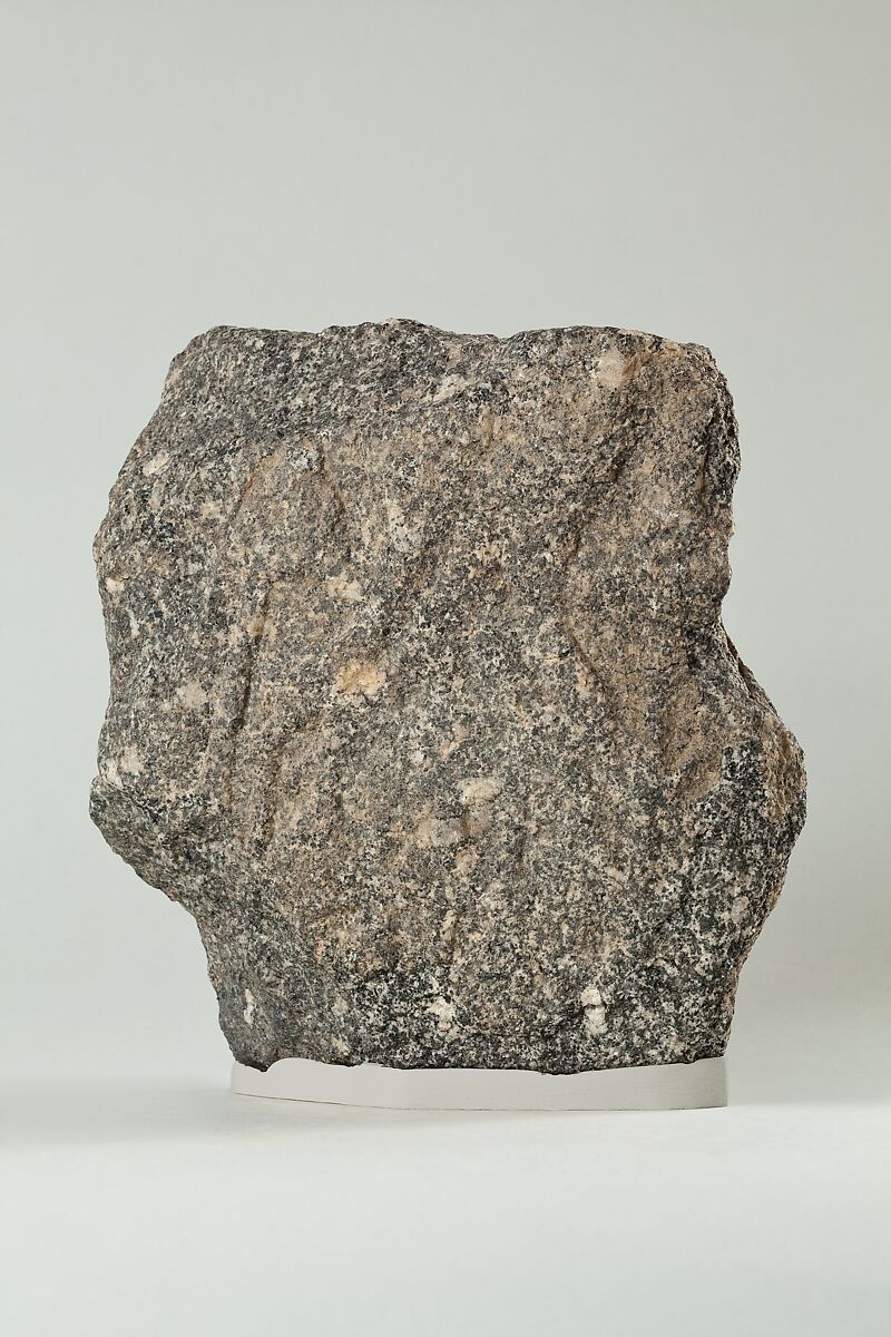 Statue fragment, Granitodiorite