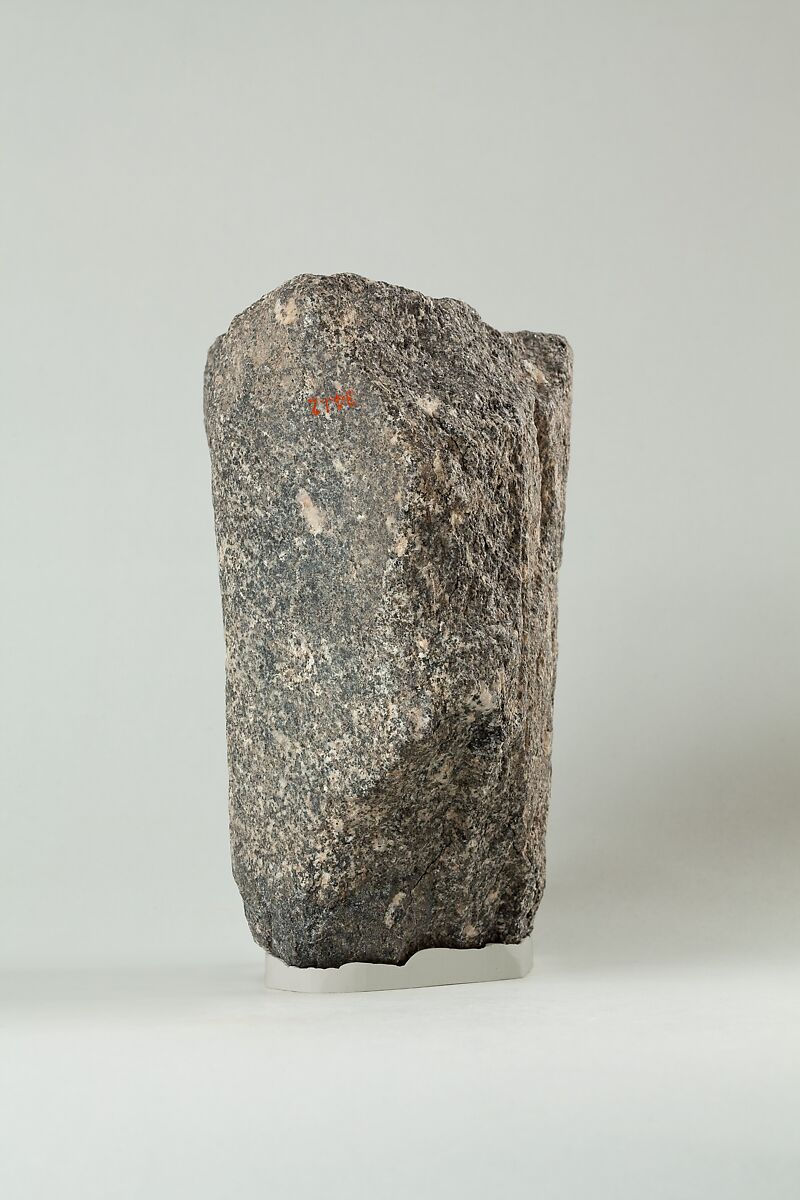 Statue fragment, Granitodiorite