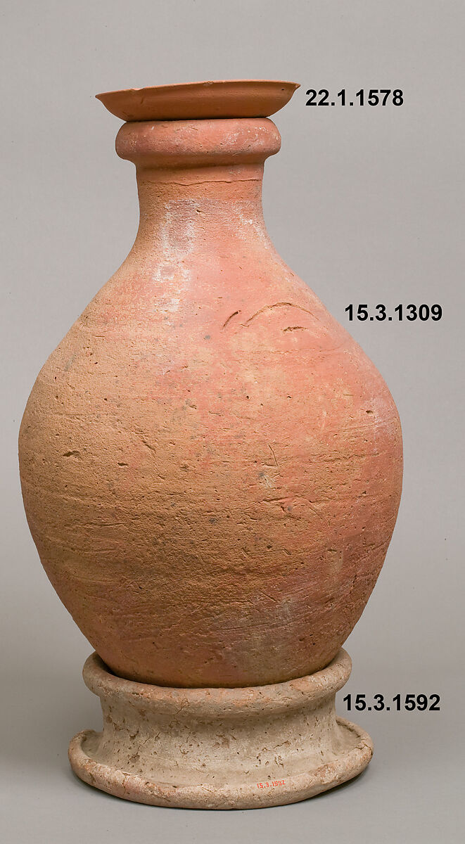 Round bottomed jar, Pottery, Nile clay C
