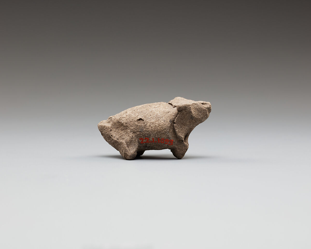 Figurine of animal, Clay