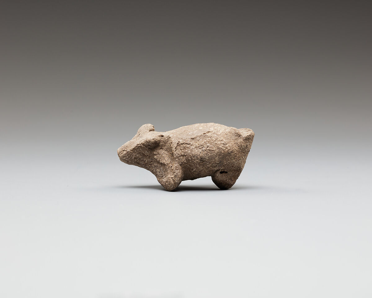 Figurine of animal, Clay 