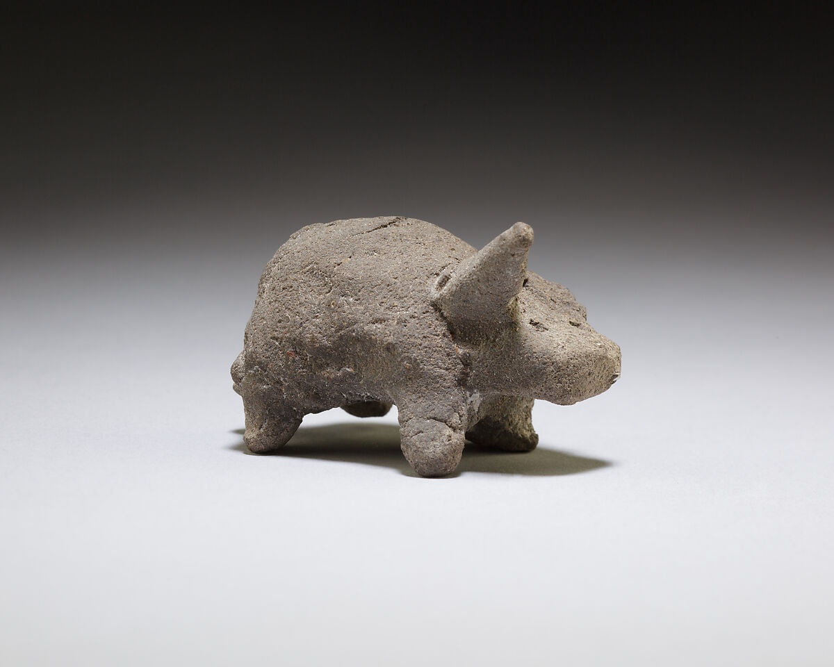 Animal figurine, Clay
