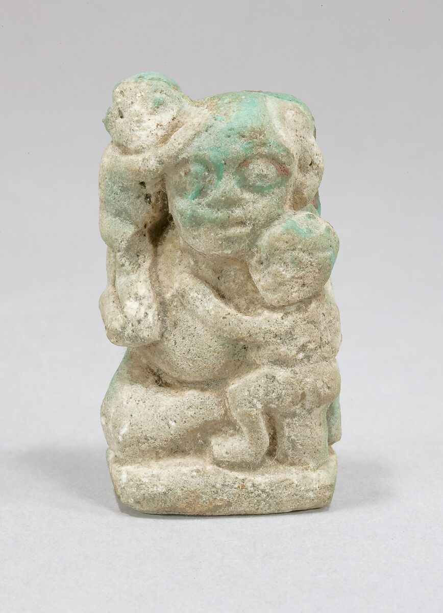 Dwarf, Blue faience 