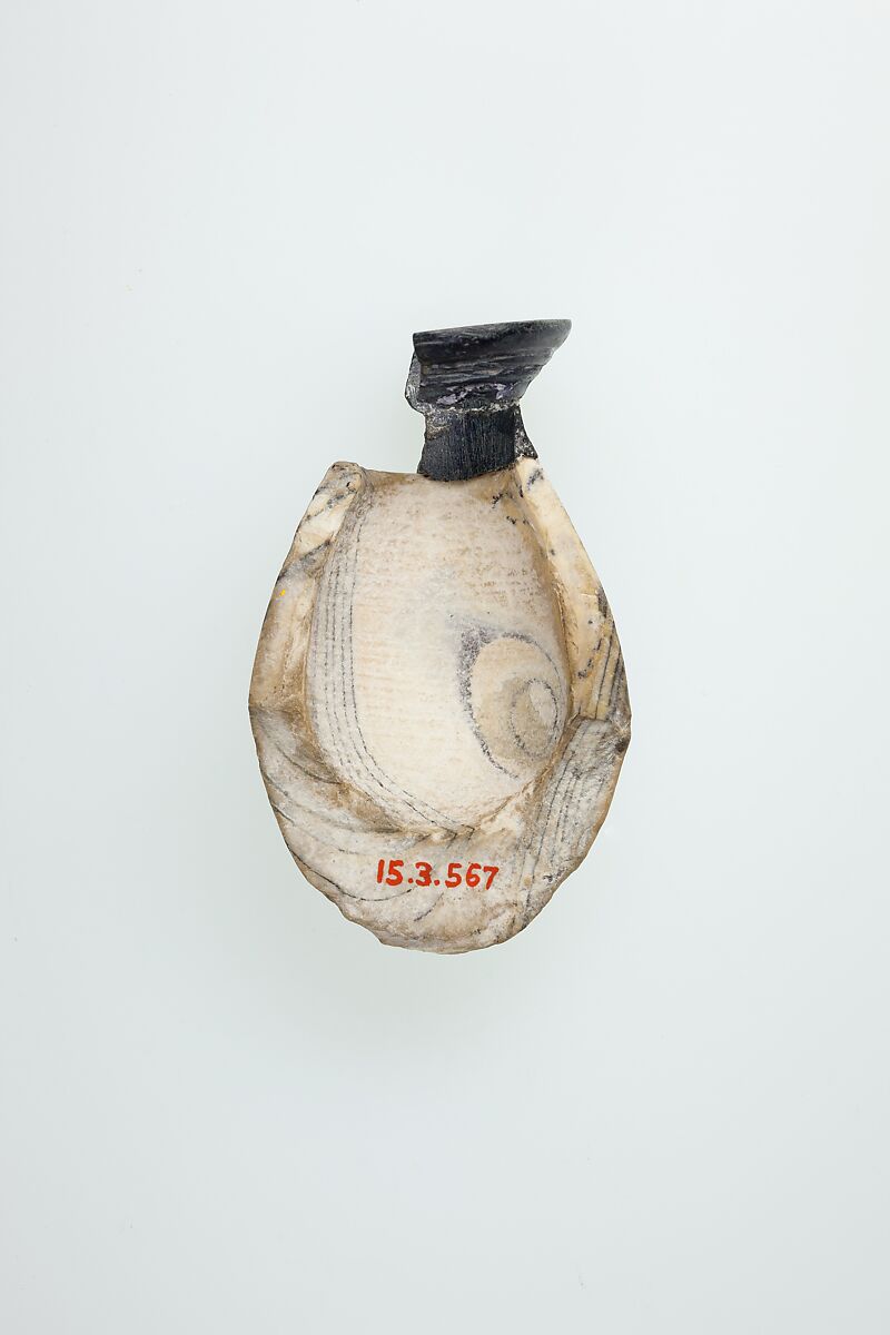 Fragment of toilet jar, Marble