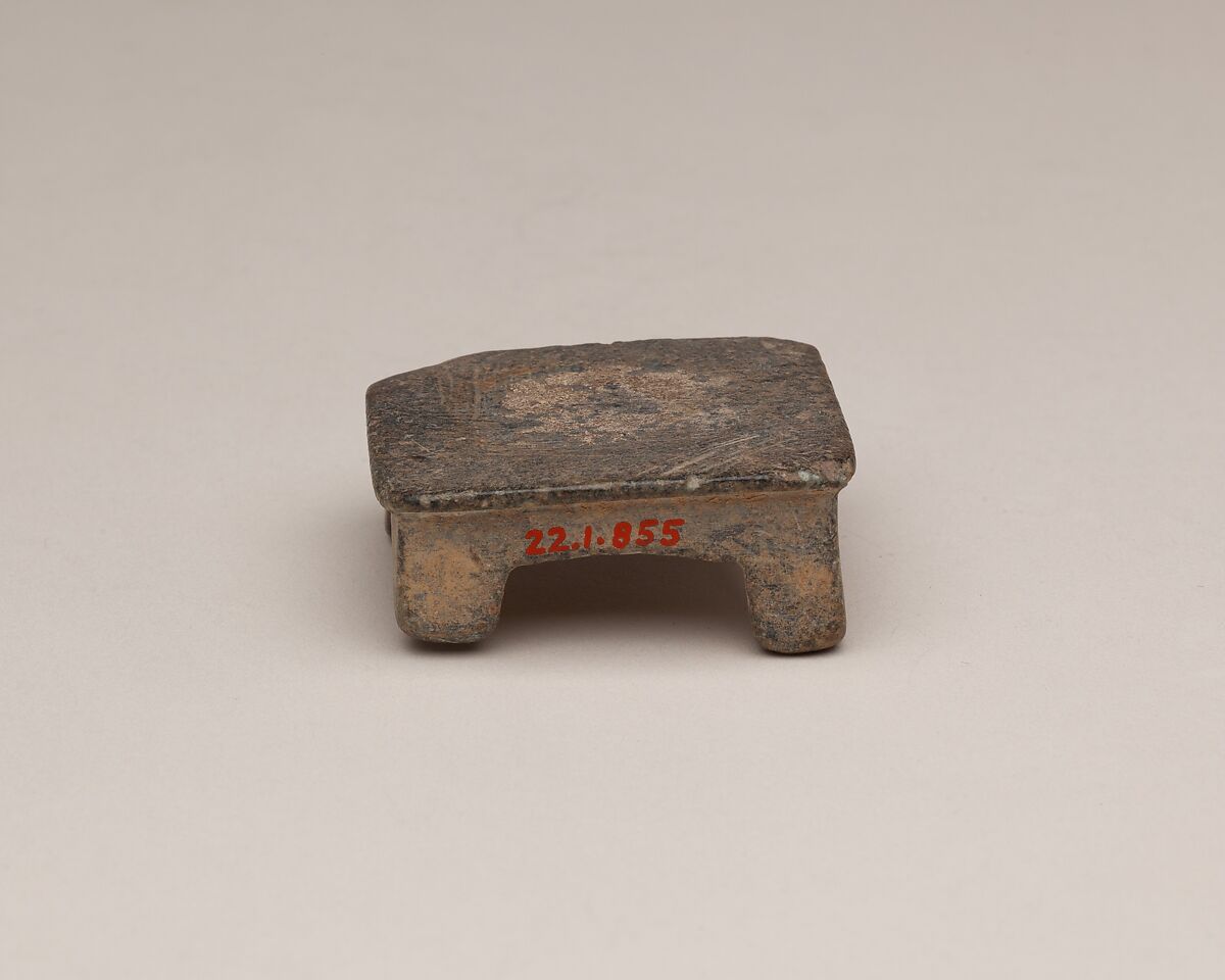 Stand for toilet jar, Slate