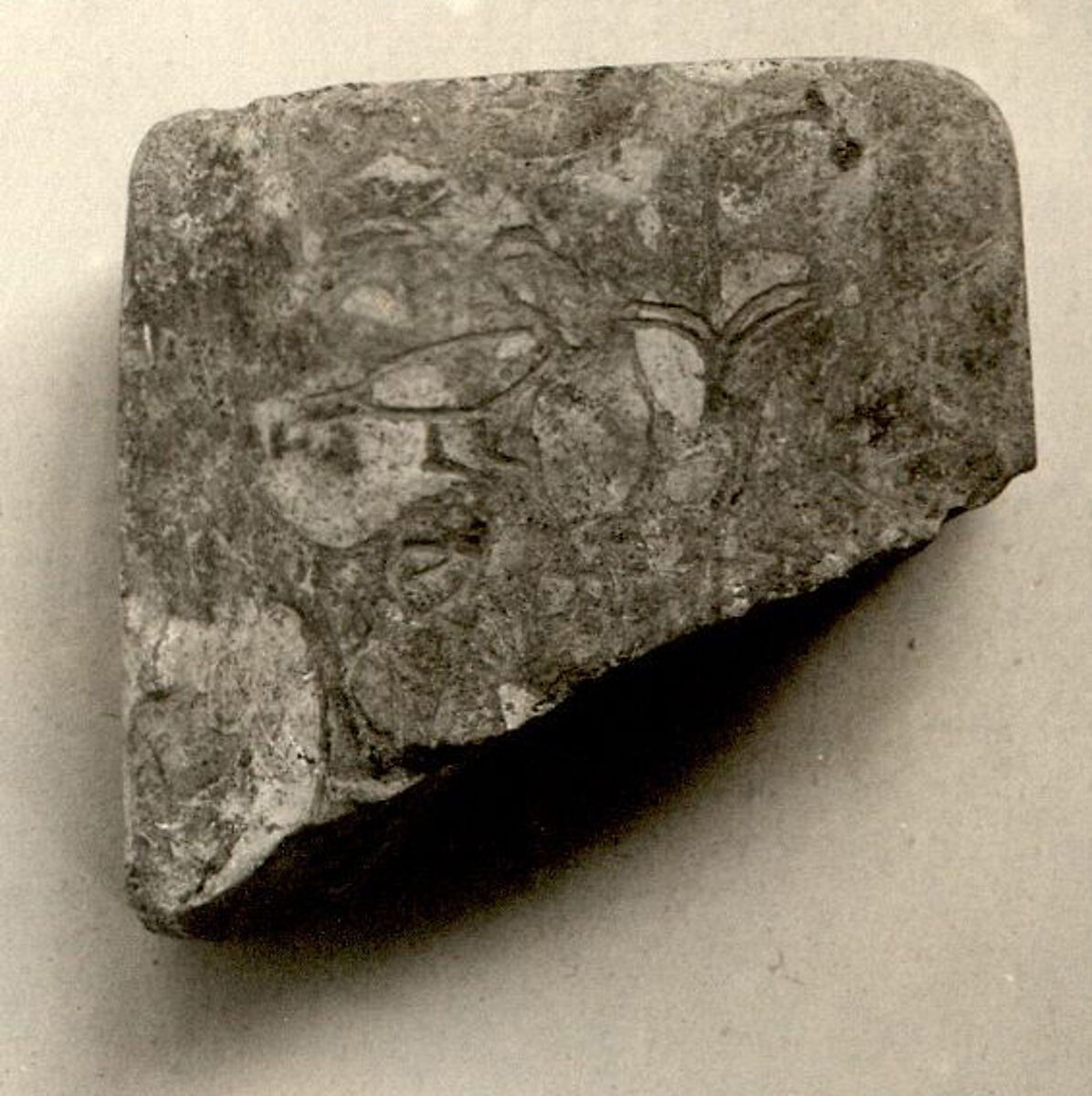 Fragment of weight inscribed for Princess Neferu-sherit, Granite 