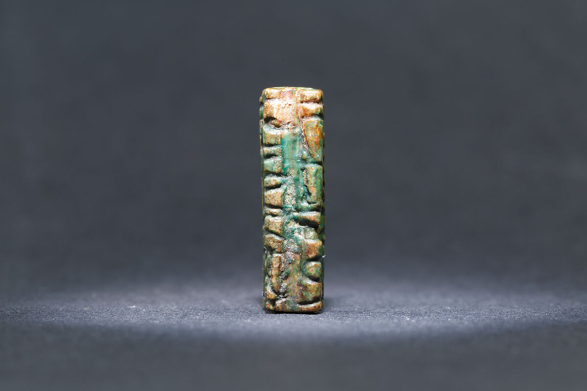 Cylinder seal of Senwosret III, Glazed steatite