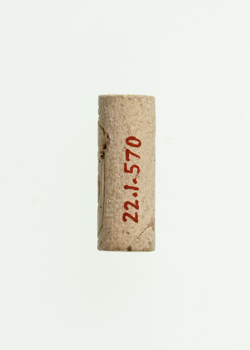 Cylinder seal with the name of Amenemhat II, Steatite