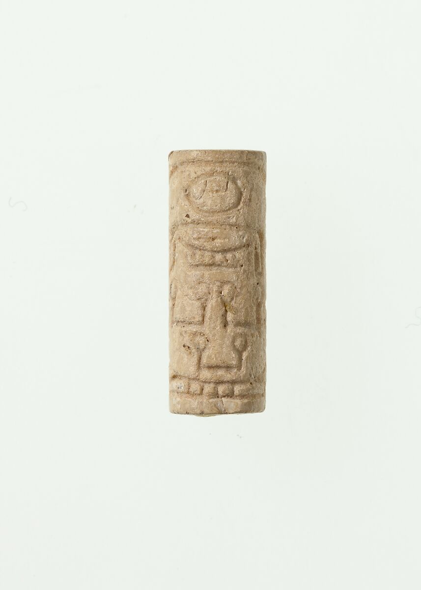 Cylinder seal with the name of Amenemhat II, Steatite 