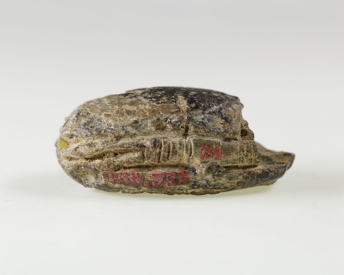 Scarab of an Official, Glazed steatite