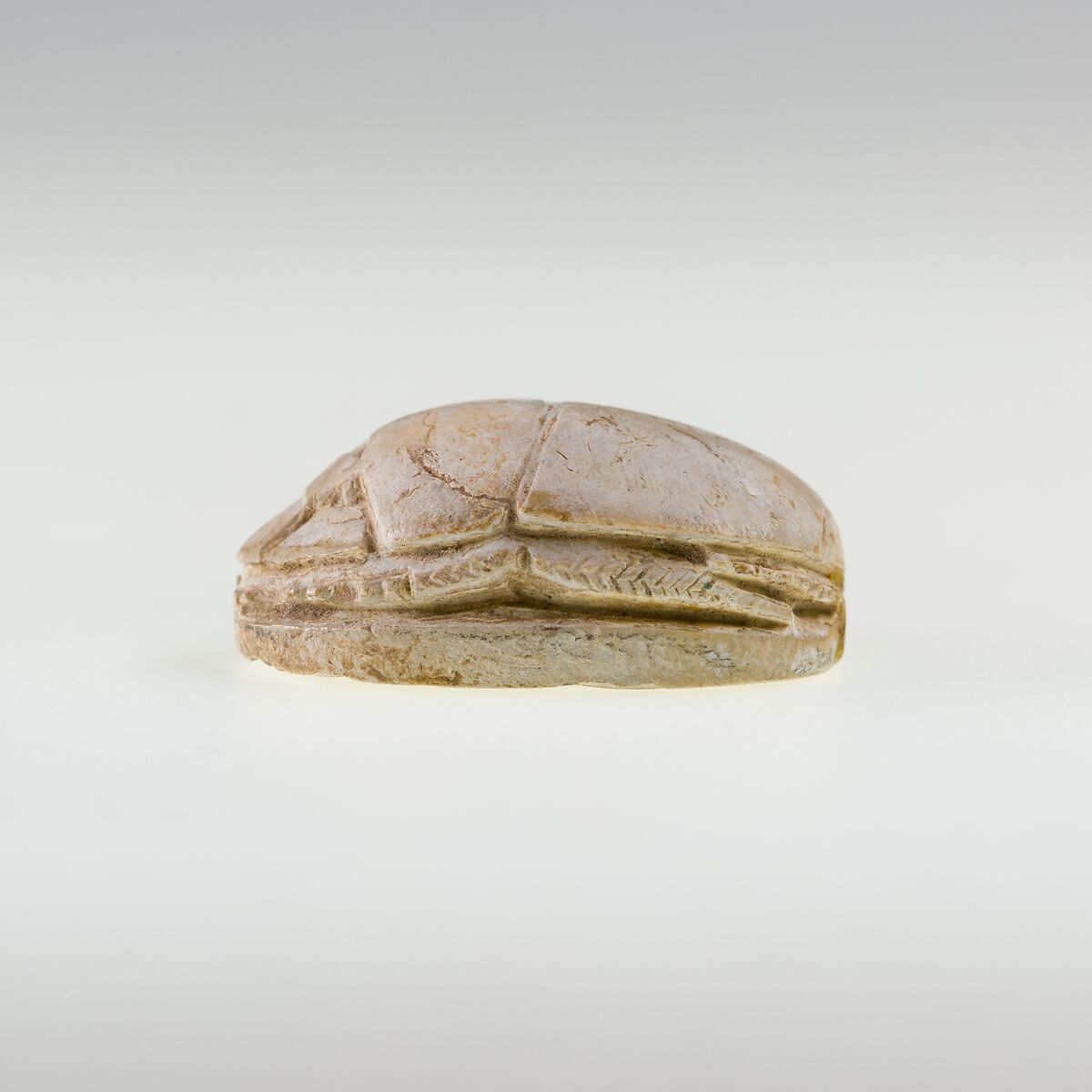 Scarab of the Chamberlain to the Treasurer Kheperka, Glazed steatite