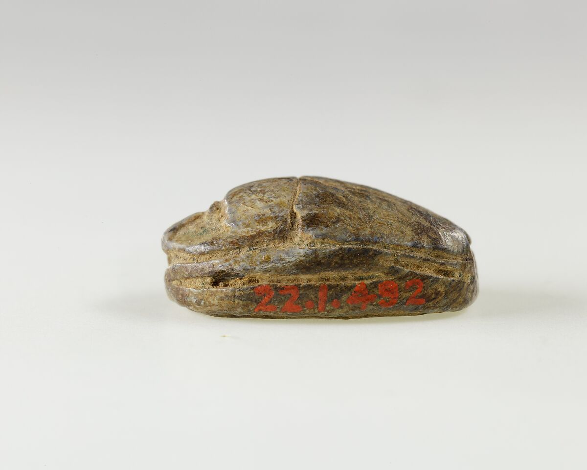 Scarab of the Lady Sathathor, Steatite