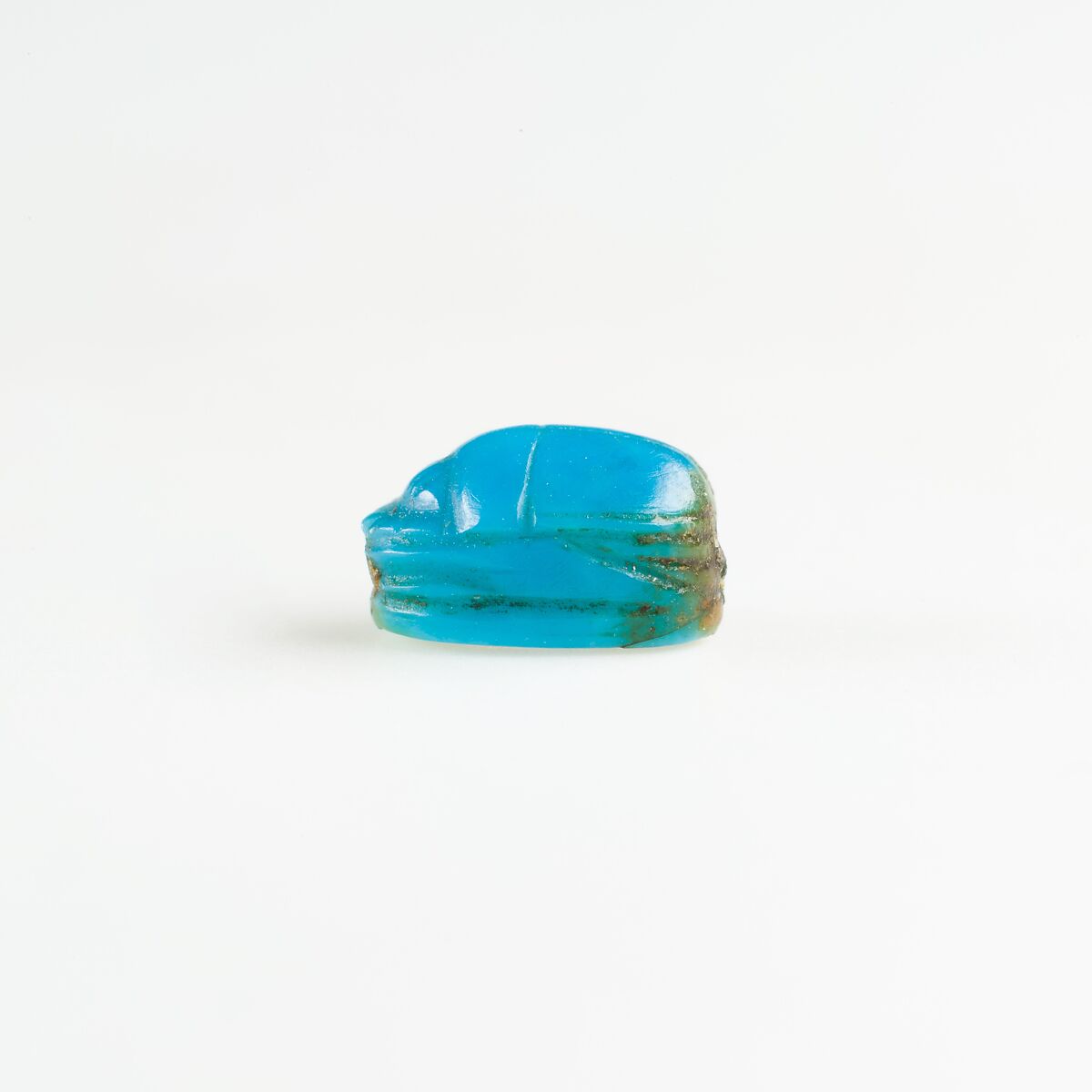 Scarab, Bright blue stone (beryl?)