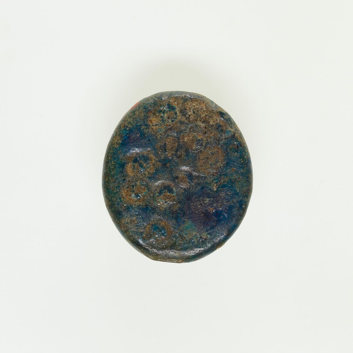 Seal, Dark blue faience