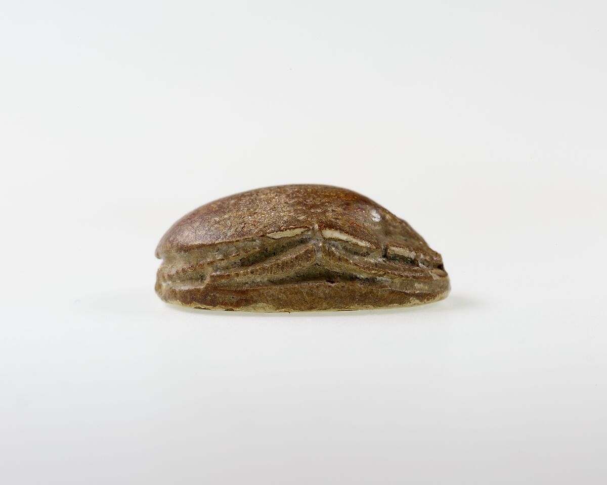 Scarab Inscribed with Hieroglyphs, Steatite