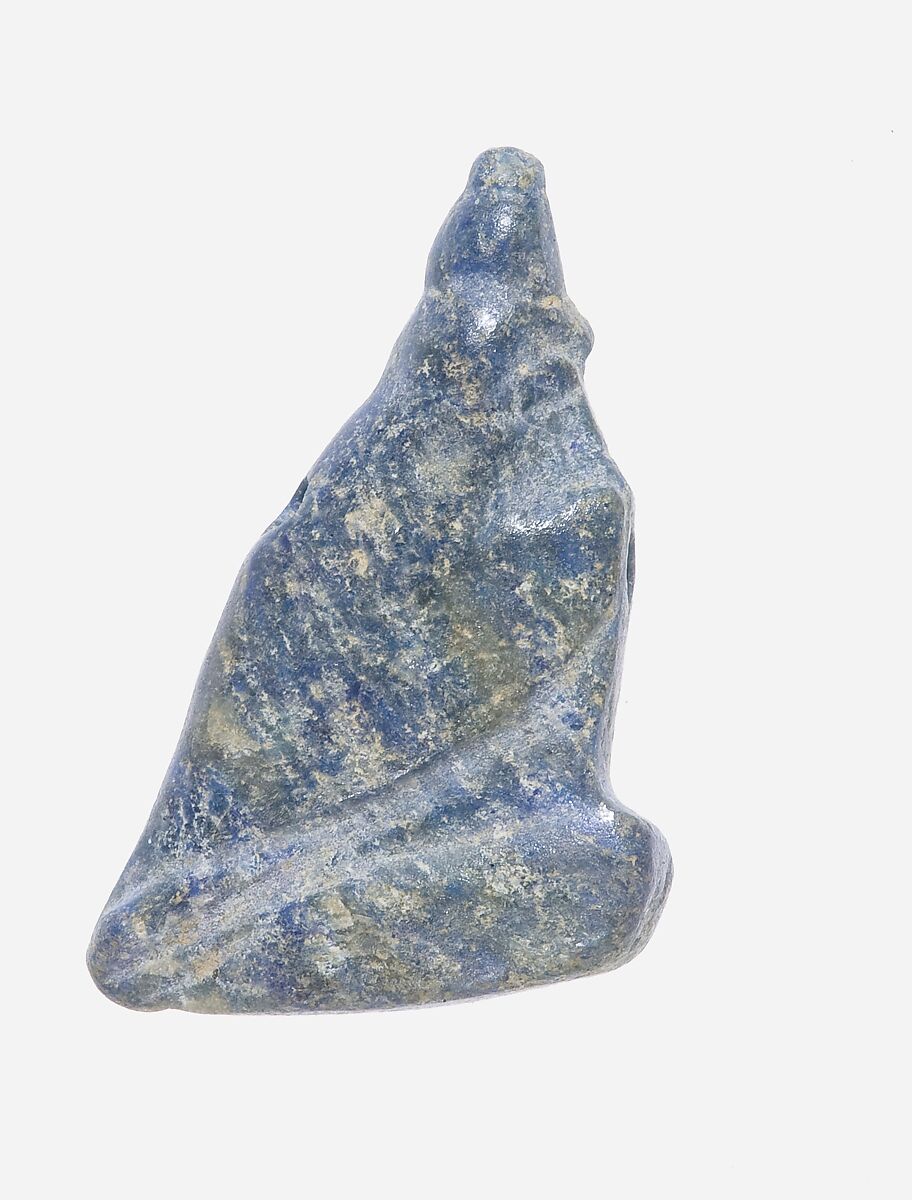 Falcon amulet, Lapis lazuli 