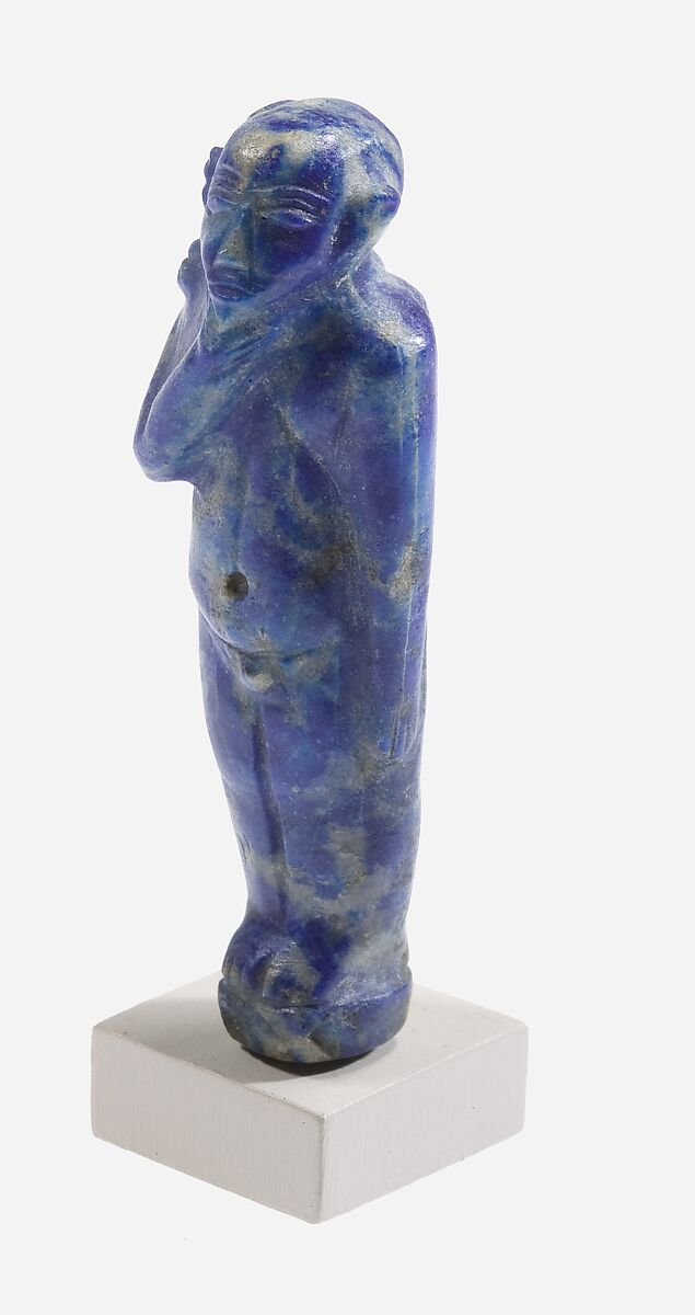 Amulet of Harpokrates, Lapis lazuli