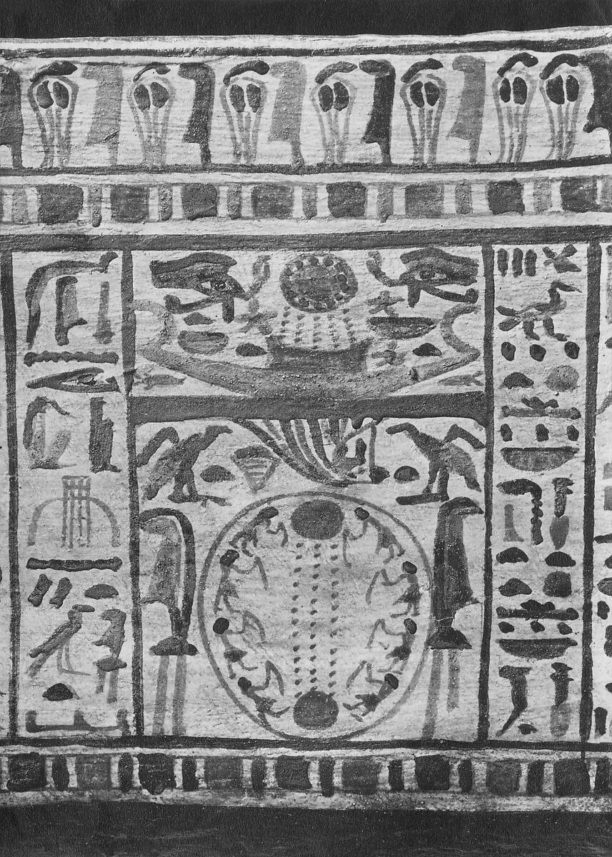 Inner Coffin of Itamun, inscribed for Nesiamun, Wood, paste, paint