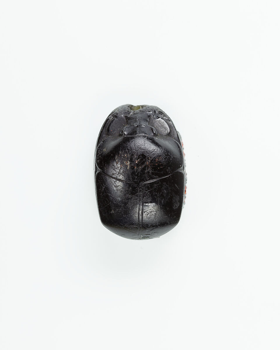 Scarab of the Lady Mereret, Obsidian