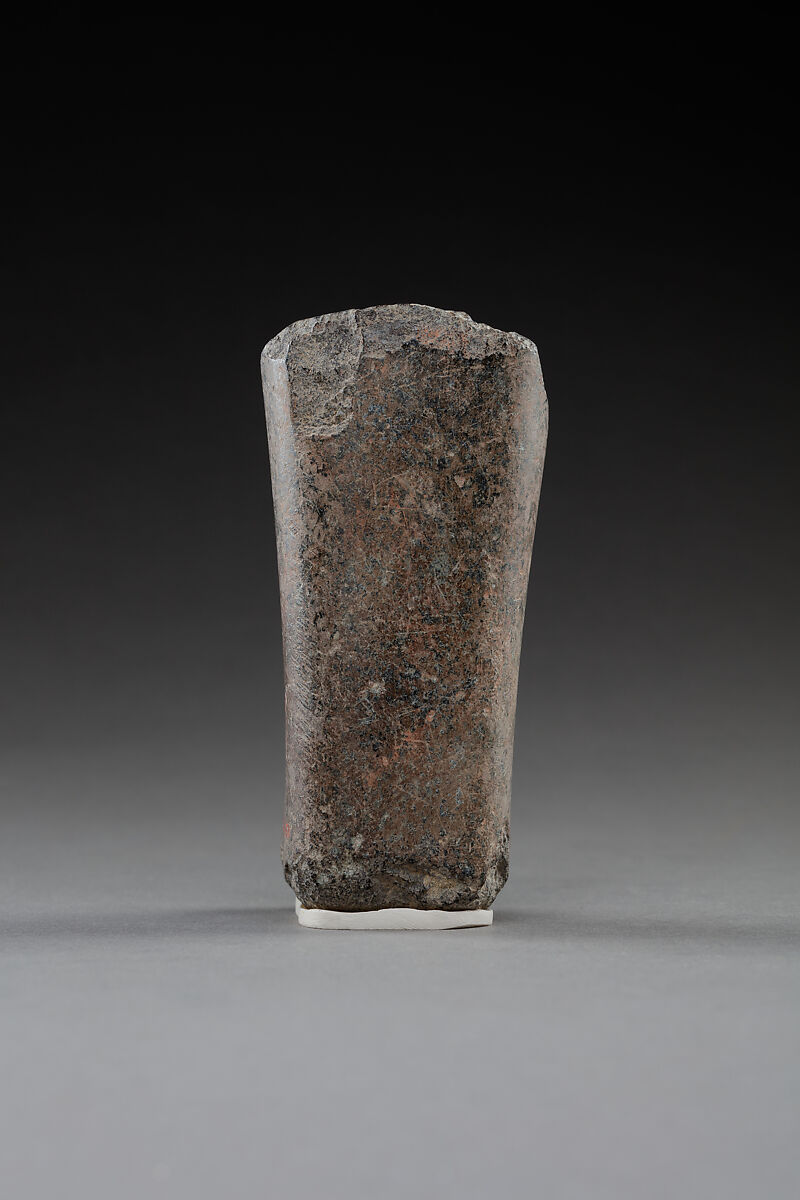 Shabti legs, Serpentinite, paint