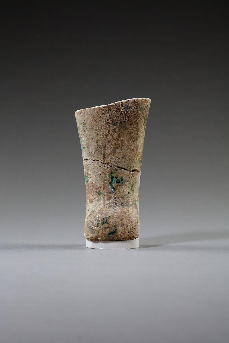 Shabti legs, Green faience 