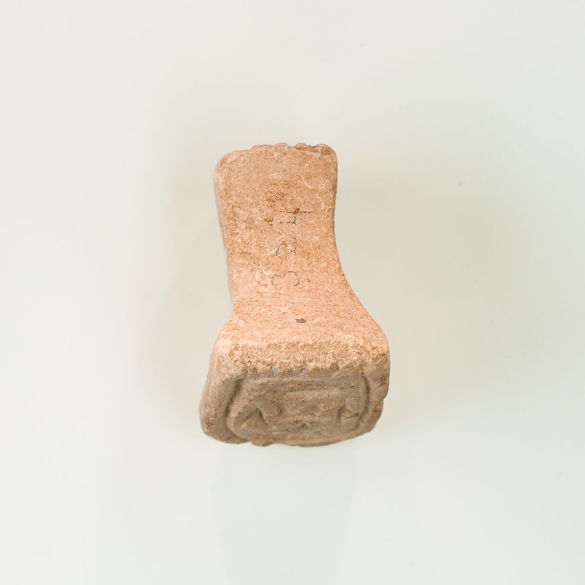 Stamp, Limestone (gypsum)