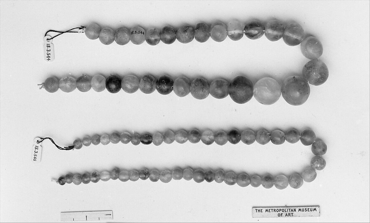 String of beads, Amethyst