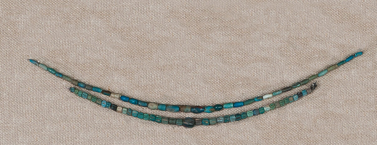 Necklace, Faience 