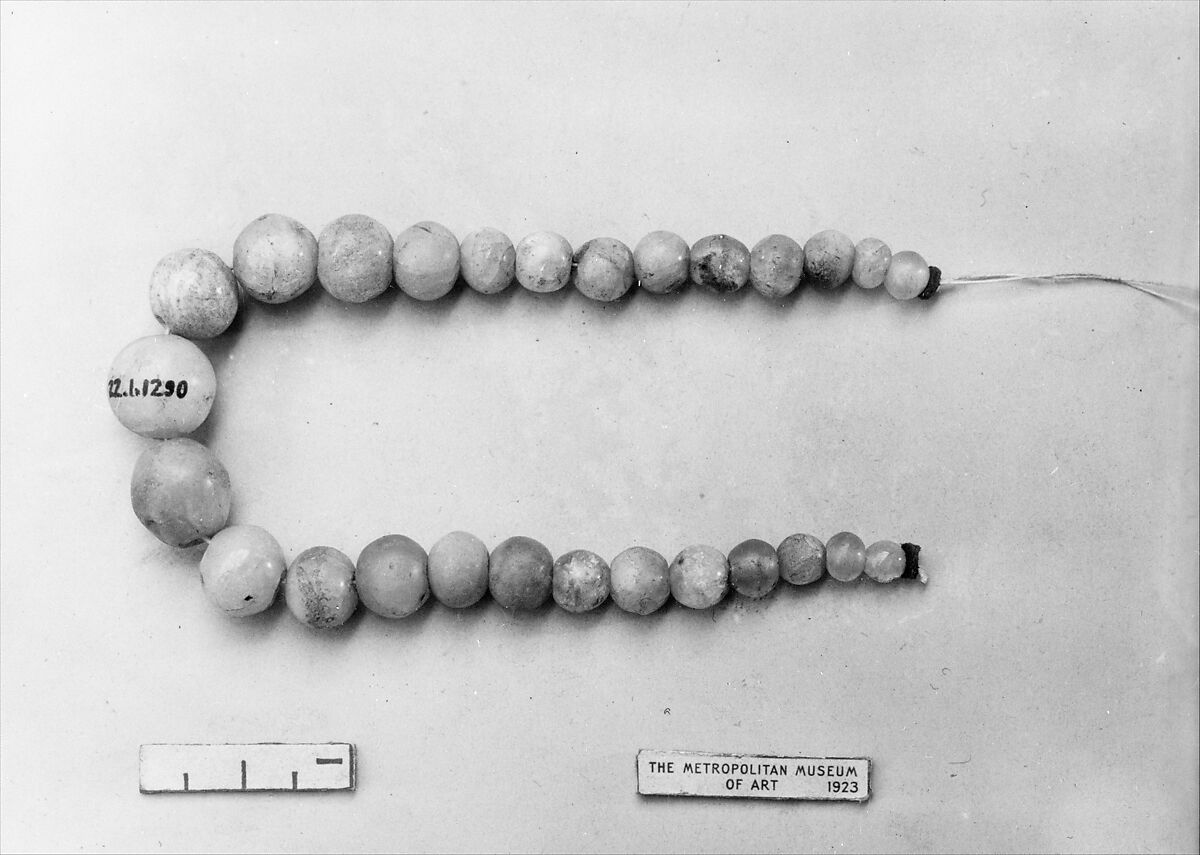 String of Quartz Ball Beads, Quartz