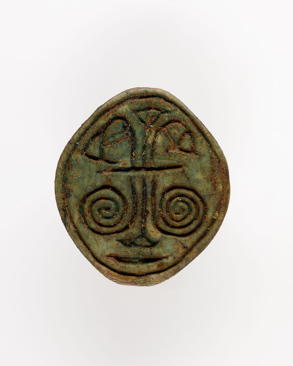 Scarab, Green glazed steatite 