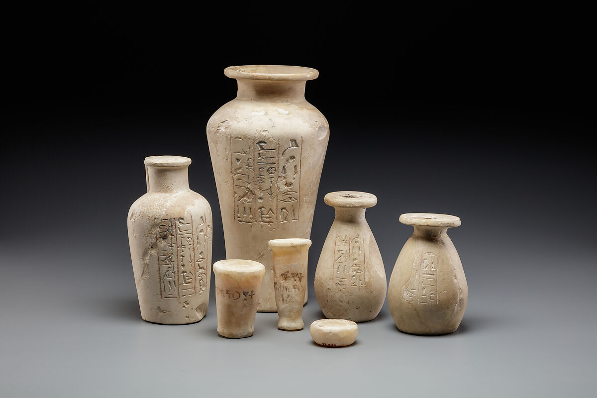 Model Jar Inscribed for Sennefer and Senetnay, Limestone