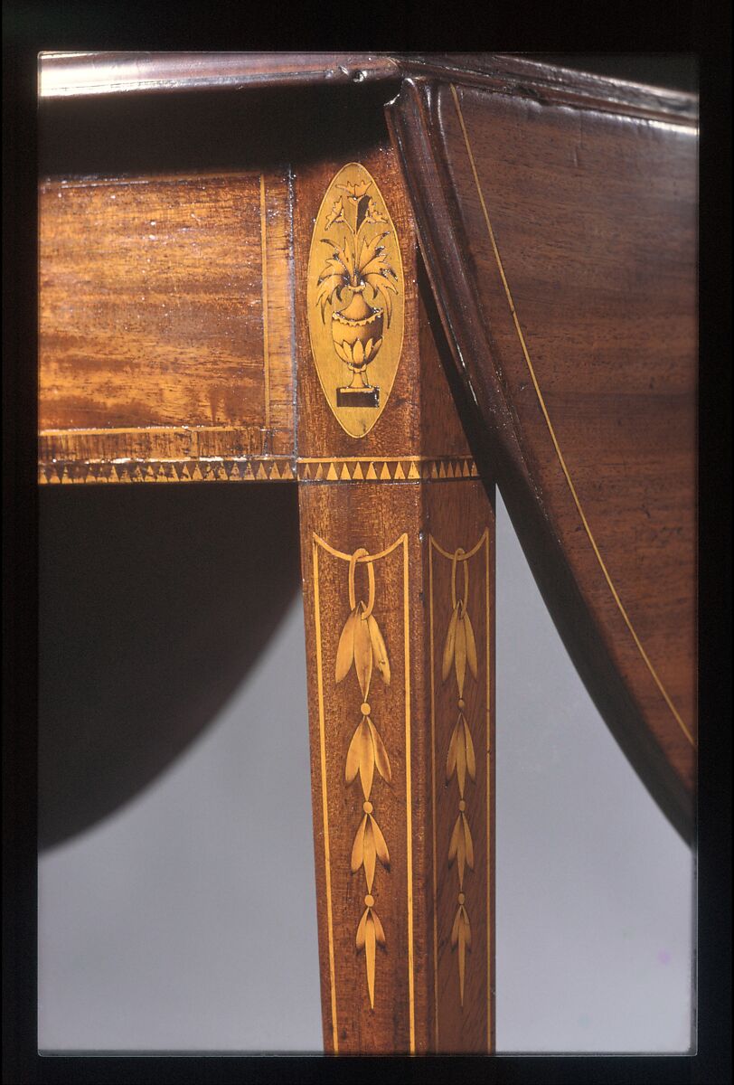 Drop-leaf Pembroke Table, Mahogany, pine, oak, American