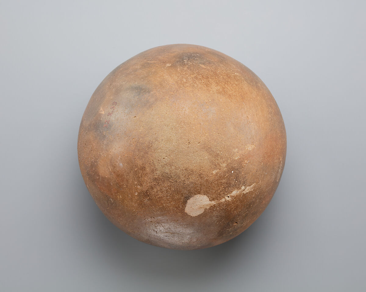 Black-topped brown ware bowl, Pottery