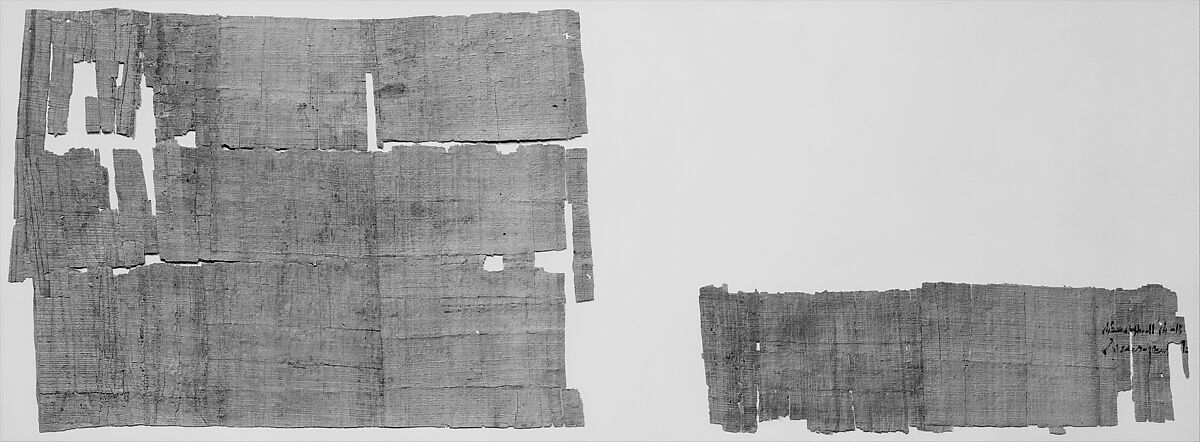 Marriage Contract, Papyrus, ink