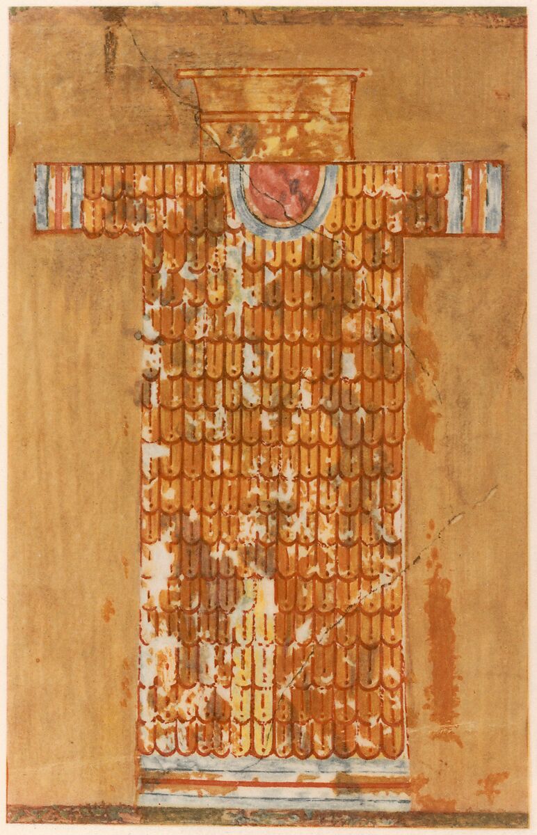 New Year Gifts: Items of Warfare, Norman de Garis Davies (1865–1941), Tempera on paper