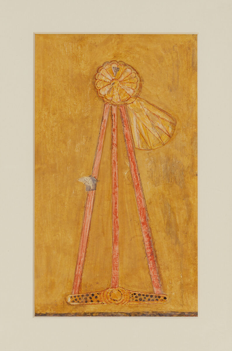 New Year Gift: Horse Trappings, Norman de Garis Davies (1865–1941), Tempera on paper 